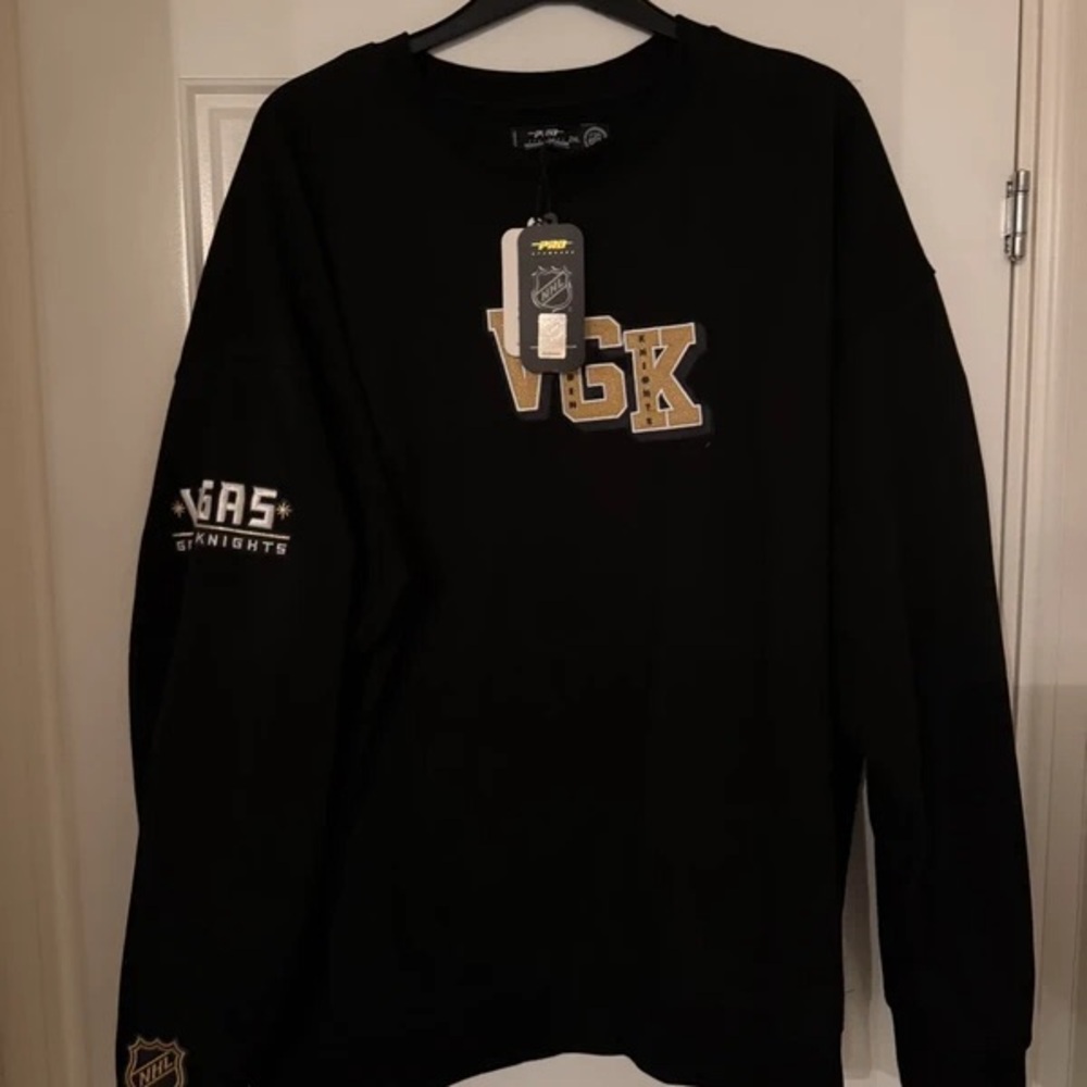 Fanatics Black and Gold VGK Crewneck
